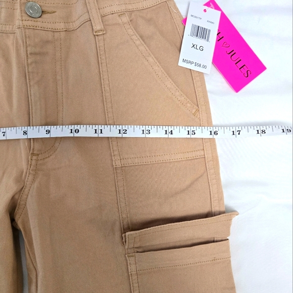 With Jules Big Girl's Cargo Pants Size XL - Picture 7 of 7